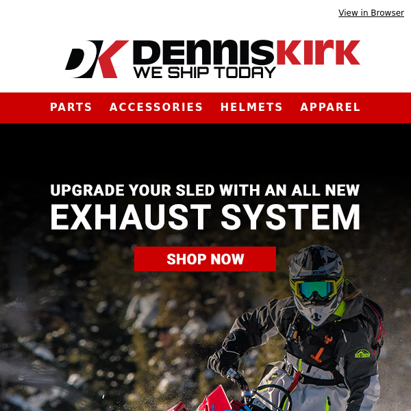 Exhaust solutions for your sled❄