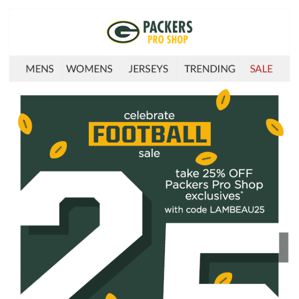 Is Your Look Gameday Ready? Get Your Gear Here - Packers Pro Shop