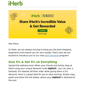 Unlock Exclusive Benefits and Save with iHerb Rewards 🤑