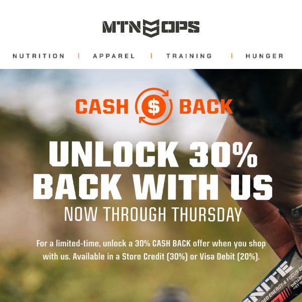 💵 Get 30% back in OPS CASH [Limited Time Only] 💵