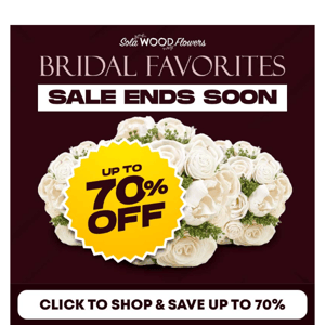 Bridal Favorite Wedding Flowers 💐 Up to 70% Off