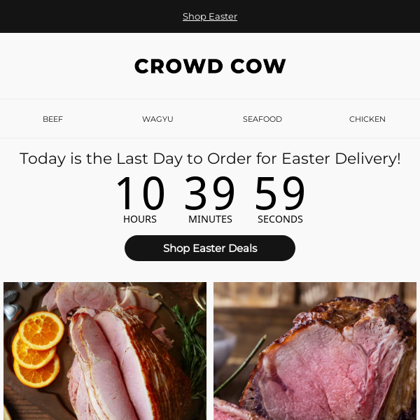 ⏰ Final Hours: Order for Easter!