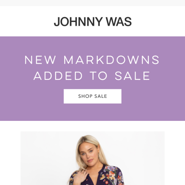 New to Sale | Markdowns Just Added