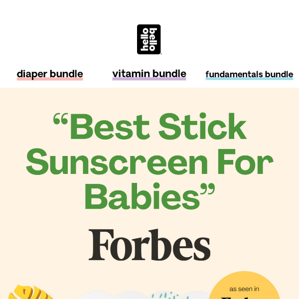 Have you heard? Our Face + Body Sun Stick is award-winning!