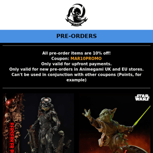 New products available for pre-order!