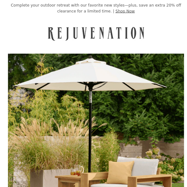 Get ready for warmer weather with our new Polson Outdoor Collection