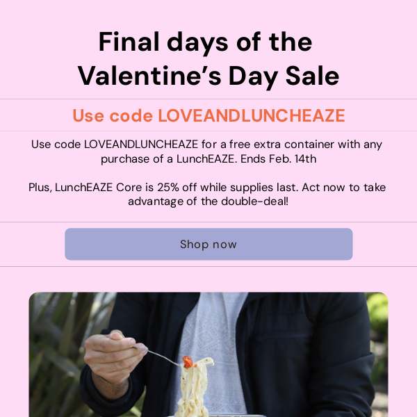 Get your LunchEAZE now! Sale ends soon