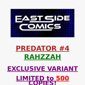 🔥 RAHZZAH Returns for PREDATOR #4 EXCLUSIVE 🔥 LIMITED to 500 W COA 🔥 PRE-SALE WEDNESDAY (5/31) at 5PM (ET)/2PM (PT)