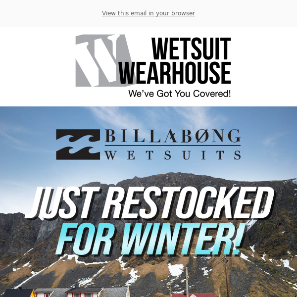 20% Off Code! Hot New Arrivals from Billabong