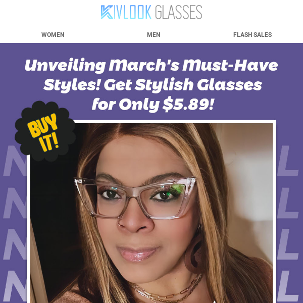 💥Unveiling March's Must-Have Styles! Get Stylish Glasses for Only $5.89!🕶️✨