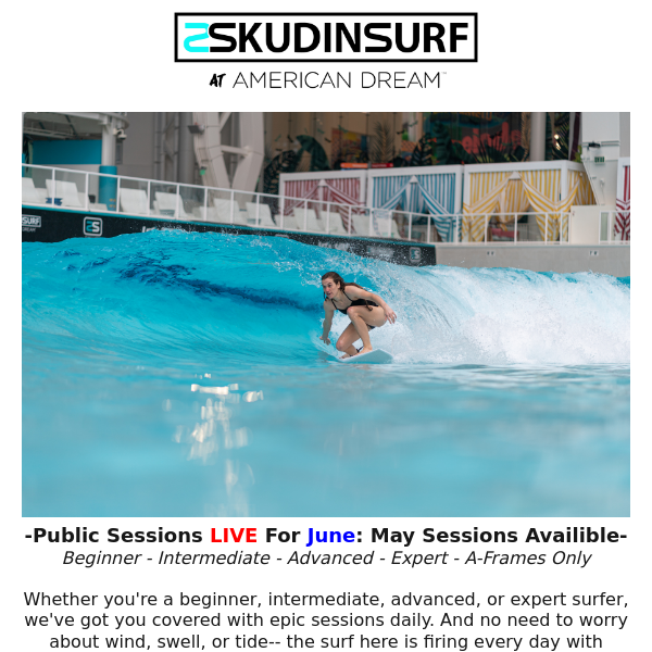 Come Shred all Week: Perfect Sessions for All Skills