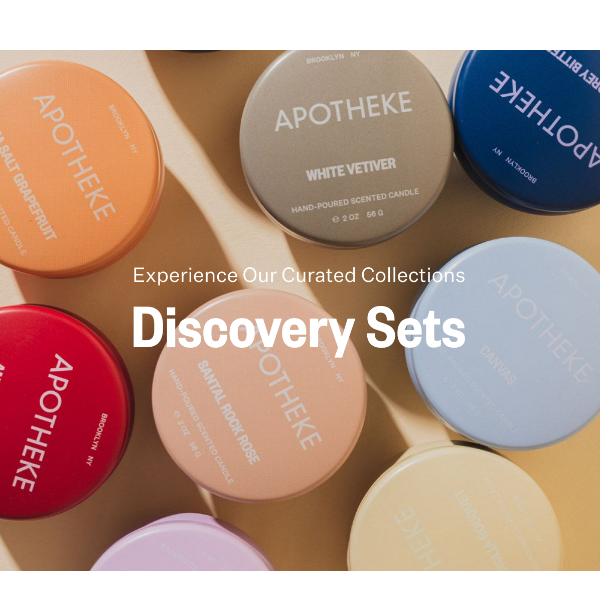 Introducing Apotheke Discovery Sets
