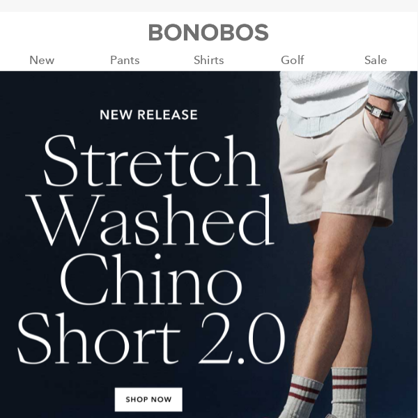 This Just In: Stretch Washed Chino Short 2.0