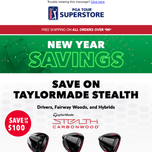 New Year Savings on Bestselling Clubs