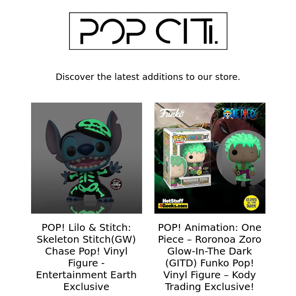 Lilo & Stitch Skeleton Stitch Pop! Vinyl Figure - Entertainment Earth  Exclusive