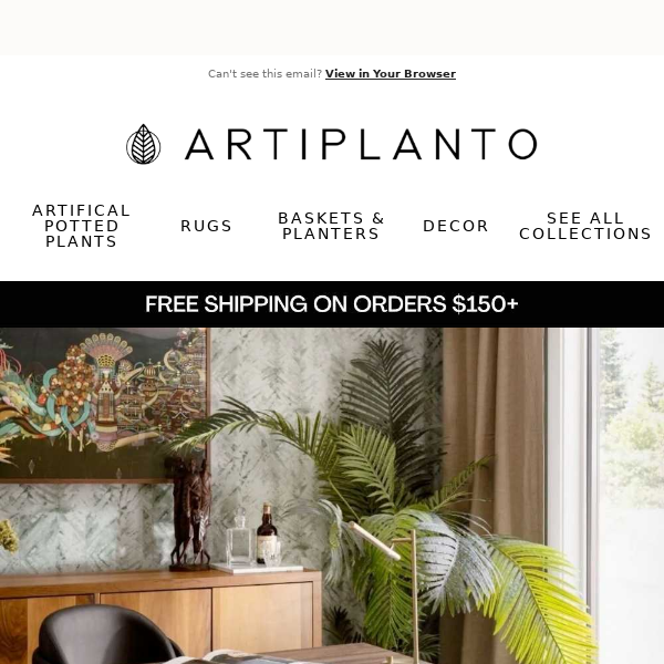 🌿Boost Productivity and Style With Faux Plants Artiplanto