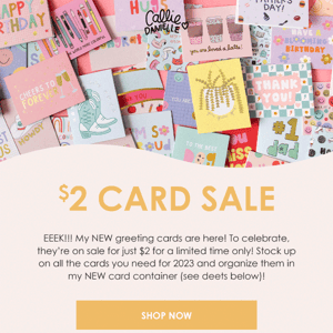 New Cards & SURPRISE SALE!!! ✉️🥳