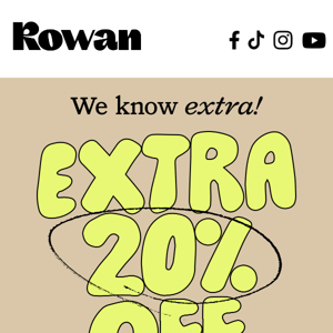 Get extra 20% off!