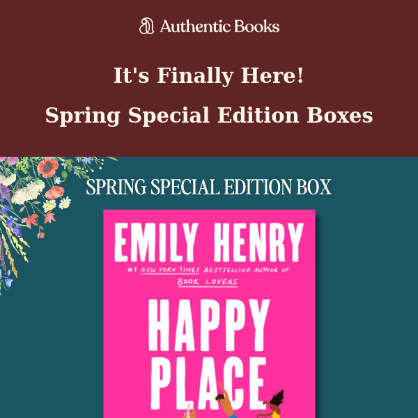 💐Authentic Books Here! Spring Special Edition Box