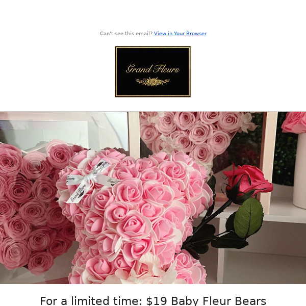 🌹New $19 Baby Fleur Bears *Perfect for Mother's Day!