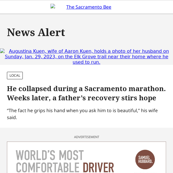 Elk Grove dad rehabs brain injury after Sacramento marathon