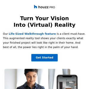 Wow clients with virtual walkthroughs 🤩