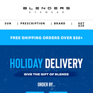 Give the Gift of Blendz // Order Now for Holiday Delivery!