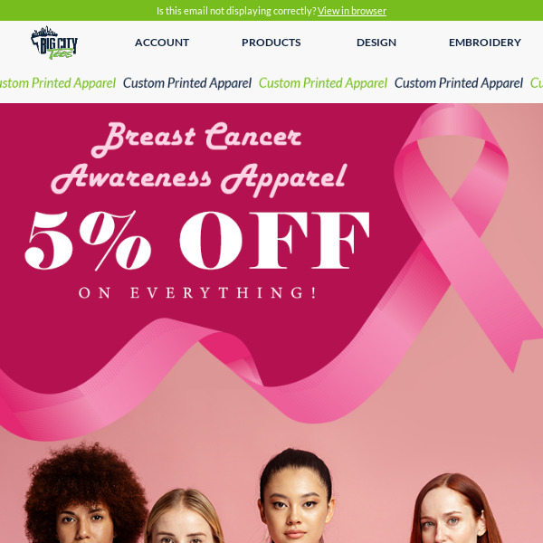 Don't miss out on Breast Cancer Awareness Sale!!