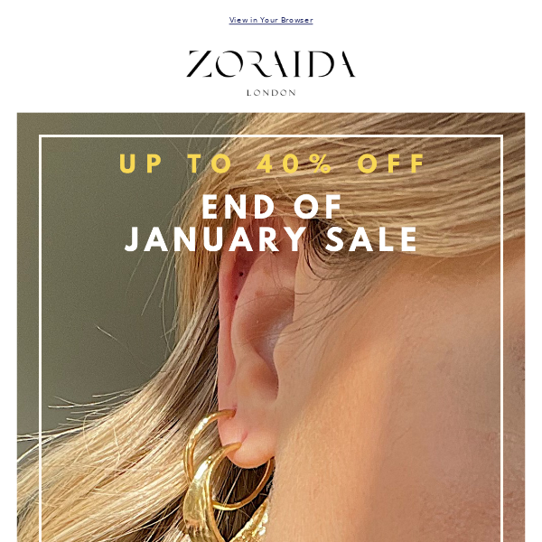 End of January Sale - The Earrings Edit