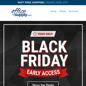 ⚠️  Action required! Early Black Friday Deals END AT MIDNIGHT.