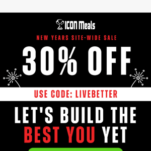 [30% OFF] Let's build the best you yet