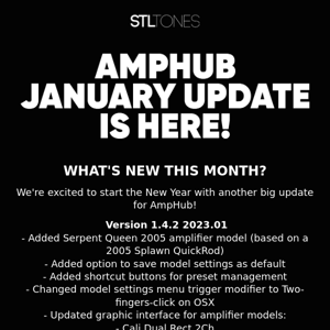 AmpHub's January update is here! 🚨