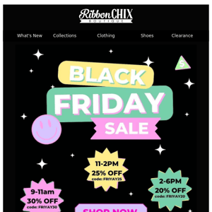 The Black Friday Sale Has Arrived!!  🛍️🎁