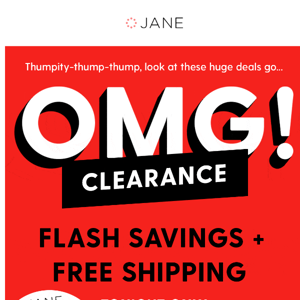 ❗ Tonight-only: Clearance FLASH SAVES! ❗