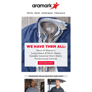 Wearguard work shirts starting from $16.99