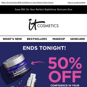 LAST DAY! Less Than 24 Hrs Left—50% OFF Confidence In Your Beauty Sleep Night Cream
