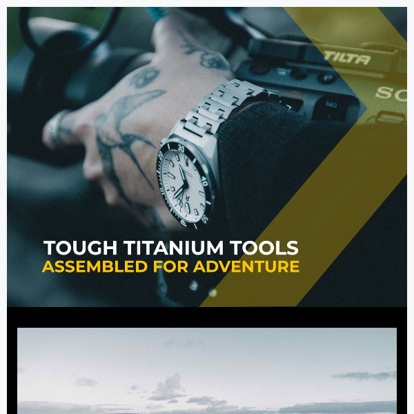 Titanium tools for true adventurers