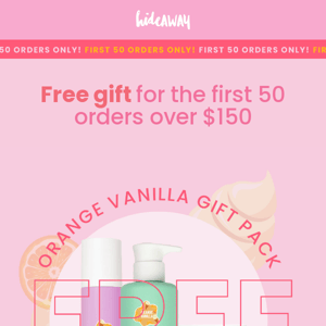 FREE GIFT for the first 50 orders! 🏃‍♀️