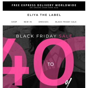 Black Friday Sale | 40-80% OFF 🔥