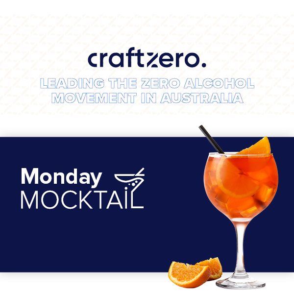 Mocktail Monday: Aperitivo Sunset Sparkler