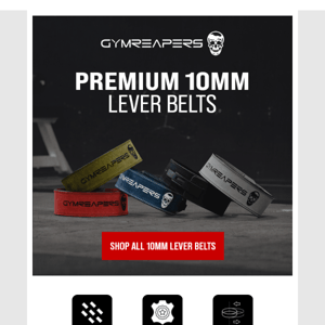 Improve Your Lifts // Shop Top Belts