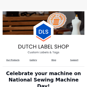 It’s National Sewing Machine Day! 🧵