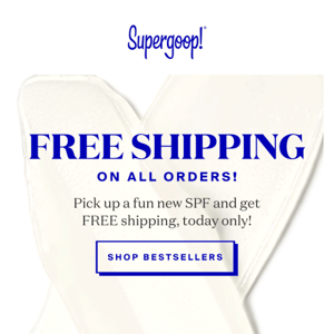 Get FREE shipping on all orders!