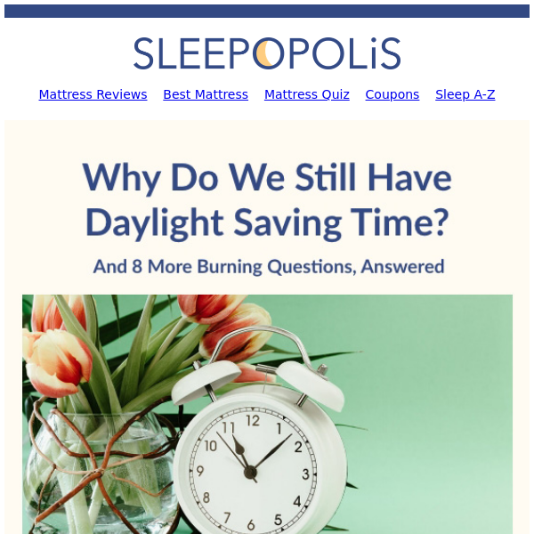 Why Do We Still Have Daylight Saving Time?