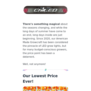 📉OUR LOWEST PRICE EVER!