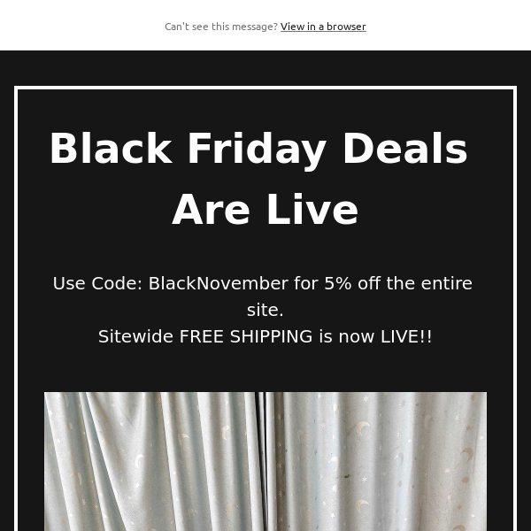 Black Friday deals are live
