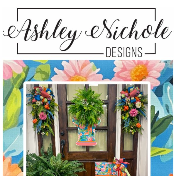 Ferns, Florals & Bright Colors oh my!