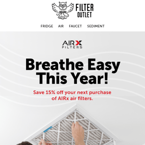🌫 15% Off AirX Filters 🌫