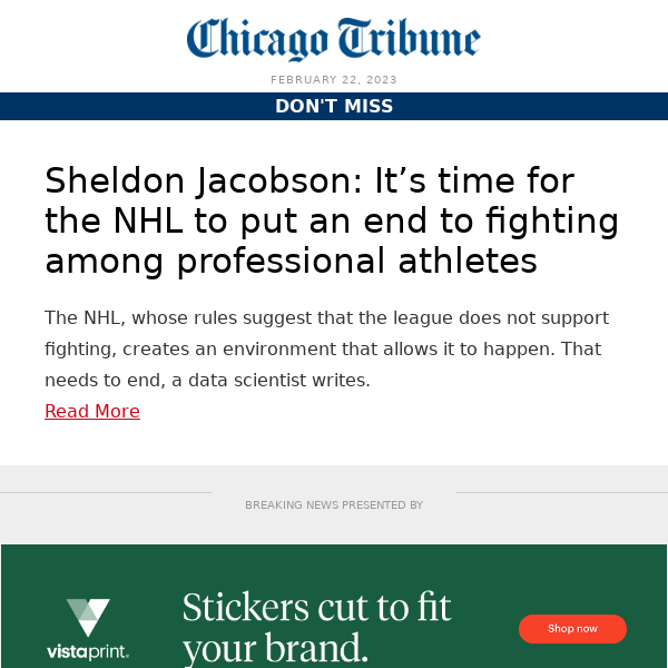 It’s time for the NHL to put an end to fighting among professional athletes 