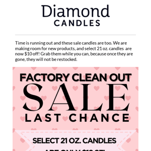 🚨Last chance for $10 off of select 21 oz. candles!🚨
